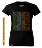 Koszulka damska standard VOYOVNIK "Contour Quest" - czarna
