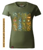 Koszulka damska standard VOYOVNIK "Trail Chapters" - khaki