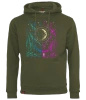 Bluza męska z kapturem VOYOVNIK "Lunar Echo" - olive