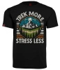 Koszulka męska VOYOVNIK "Trek More, Stress Less (V2)" - czarna