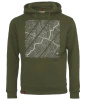 Bluza męska z kapturem VOYOVNIK "Urban Wayfinder (mono)" - olive