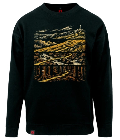 Bluza męska VOYOVNIK "Beyond The Ridge" - czarna