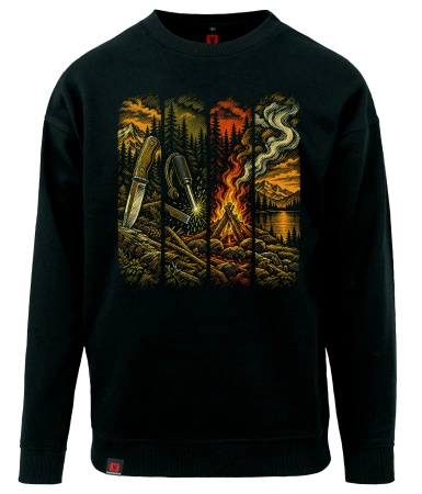 Bluza męska VOYOVNIK "Camp Ritual" - czarna
