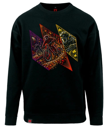 Bluza męska VOYOVNIK "Dirt Momentum" - czarna
